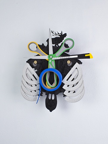Golem #47; cuckoo clock with tools