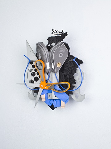 Golem #64; cuckoo clock with tools