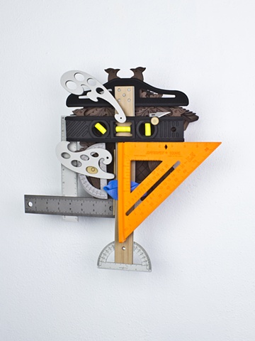 Golem #59; cuckoo clock with tools