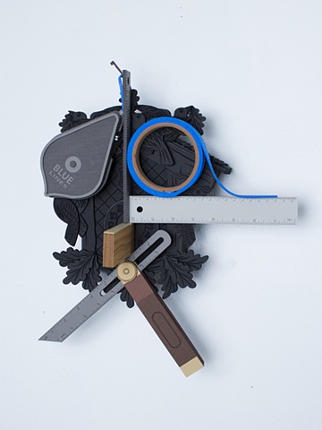 Golem #12; cuckoo clock with tools