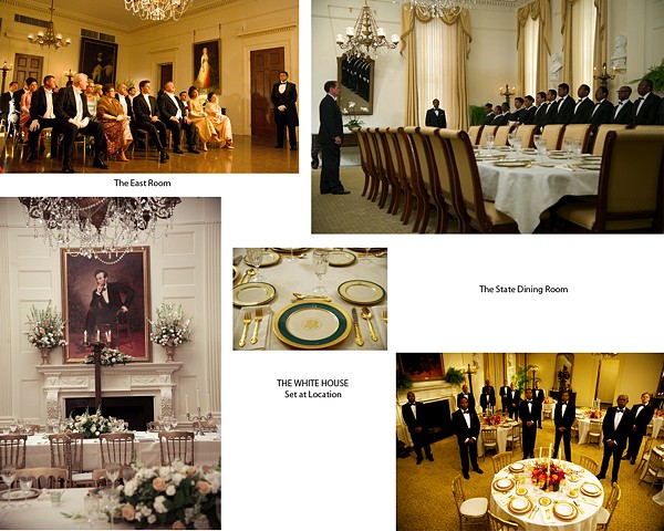 The East Room and State Dining Room