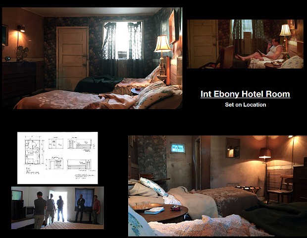 Ebony Motel Room