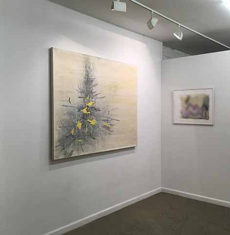 Exhibition view of Cordon Sanitaire at Artists Equity Gallery, NY. December 2018