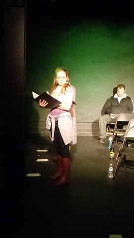 Tamara Bodnar in the reading at Idle Muse Theatre Company.