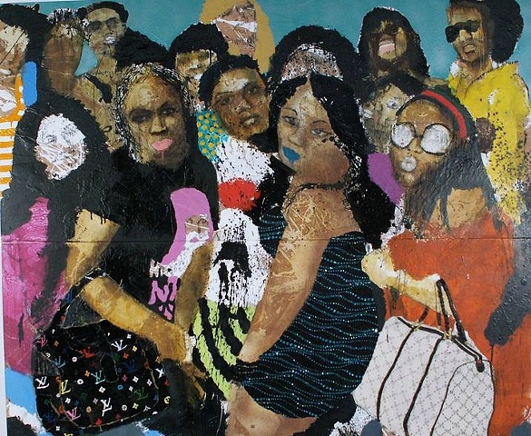 Aaron Fowler
Untitled / Ladies
Group Paintings Series