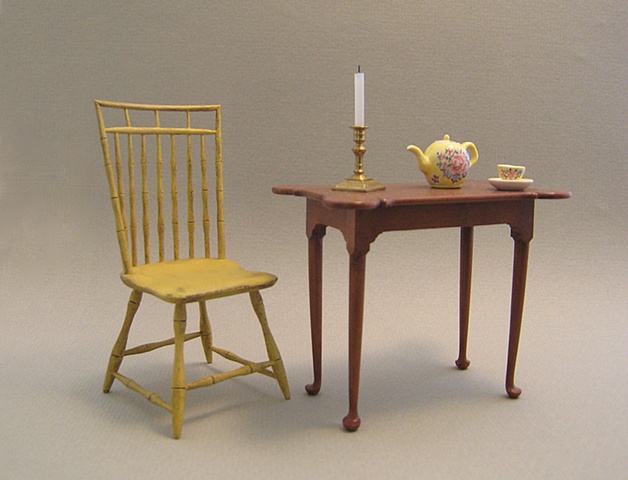 Handcrafted miniature furniture