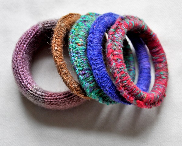 Knitted Bangles