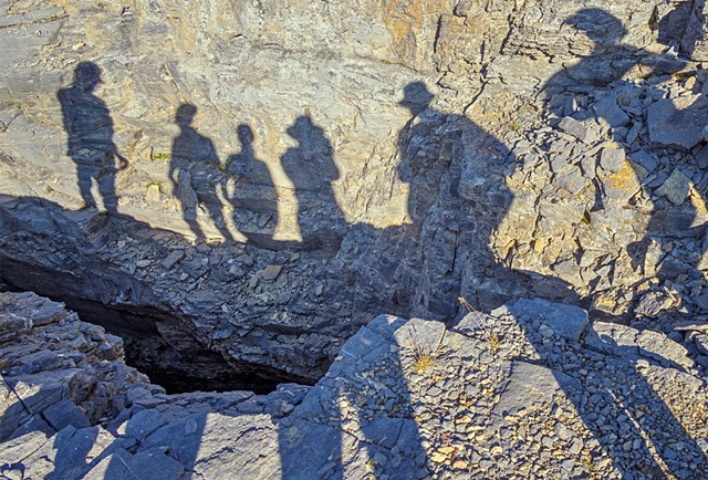 Looking into a Karst Hole