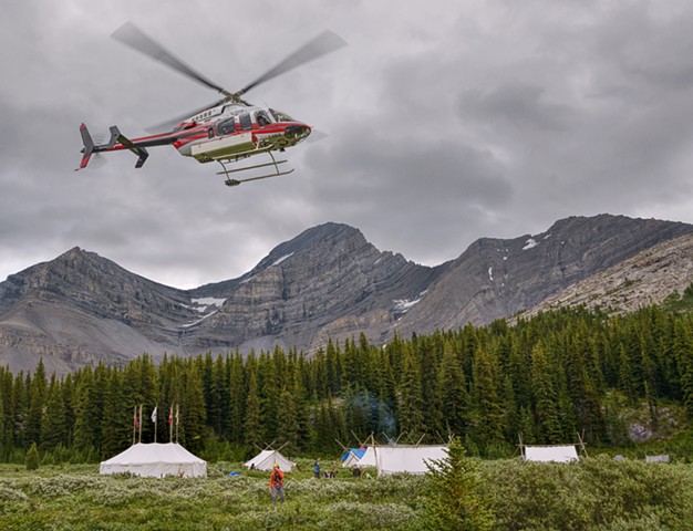 Heli Hovering Over Camp

Aug 2019