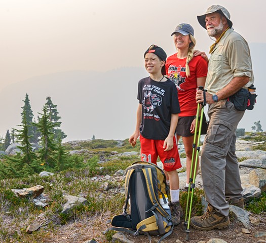 Three Generations of Hikers