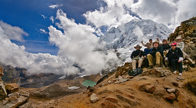16,230 ft Ridge at Salkantay