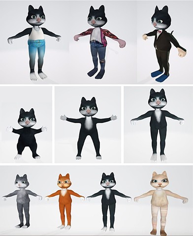 Cat Models for the Game_Project Mimicus