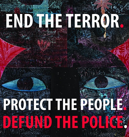 Black Lives Matter Toronto Poster Defund the Police