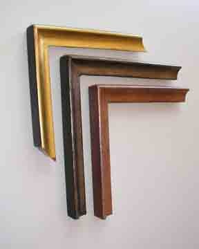 custom made in Maine picture frames in gilded finishes