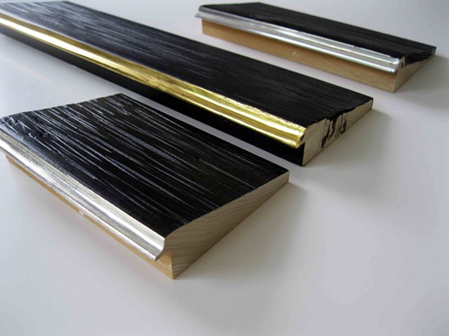 custom made in Maine picture frames in gilded finishes for Andrew Wyeth painting