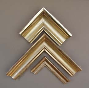 custom made in Maine picture frames in gilded finishes burnished gold leaf