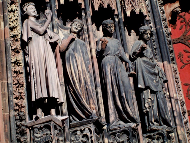 The Foolish Virgins Strasbourg Cathedral