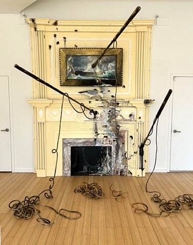 Overseas: Fireplace with Harpoons, 2006