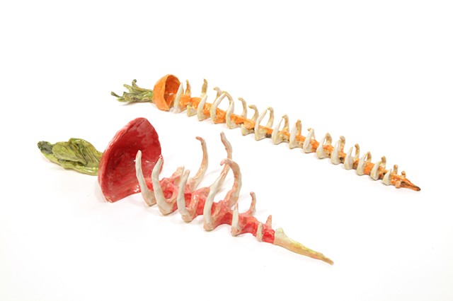 Radish Skeleton and Carrot Skeleton
