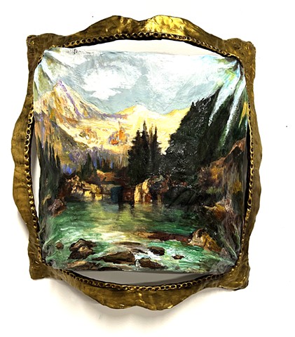 A Snowy Mountain Range Breeze (frontal view)