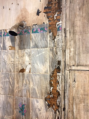 My Bathroom Walls, Unfolded (Detail)