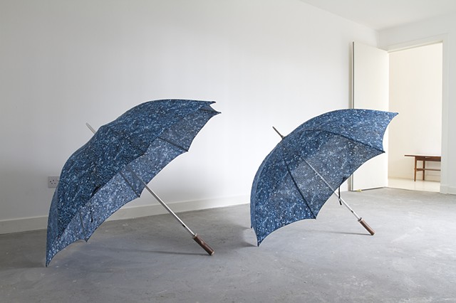 lauren hall glasgow international umbrella sculpture