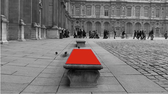 Louvre Video Intervention
