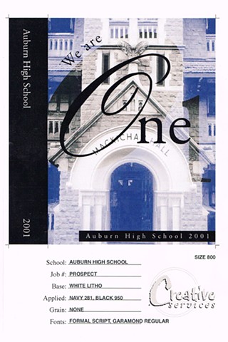 "One"
(Litho Book Cover)