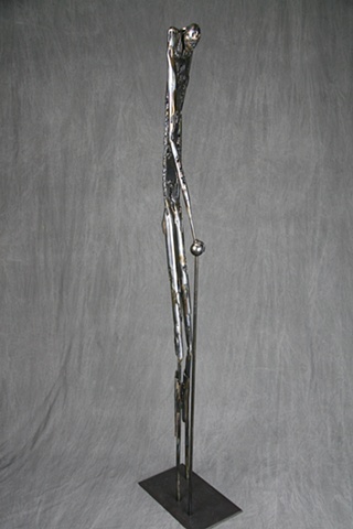 Steel and Bronze sculpture by Steve Snyder