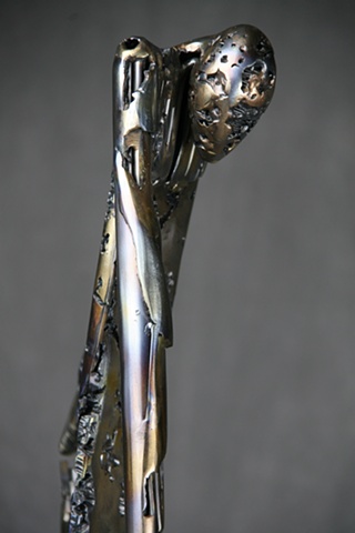 Steel and Bronze sculpture by Steve Snyder