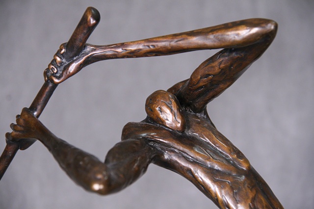 Figurative bronze sculpture