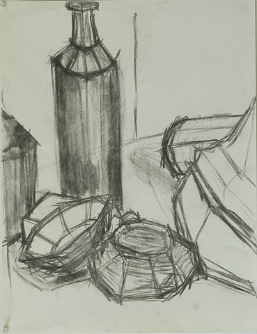 Student Unknown, Drawing II Still Life, Planar Analysis