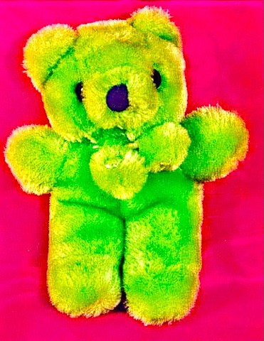Tchotchke Portraits (Neon Green Teddy), 2001