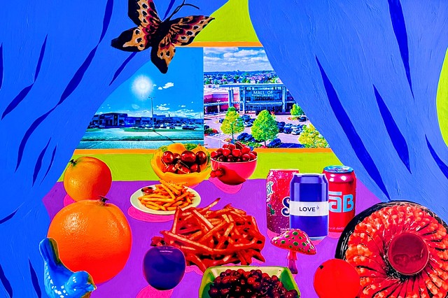 Still Life with a View (Mall of My Dreams—Pairs, Trio, and a Unique Being)