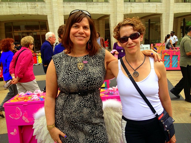 Beautiful Music (The Artist, Melissa Eder-left and BFF, Pamela Arm-right)