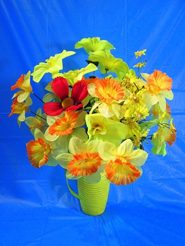 Can You Dig It? A Chromatic Series of Floral Arrangements (Blue)
