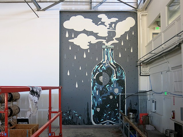 Faction Brewing Mural Project, Alameda, CA