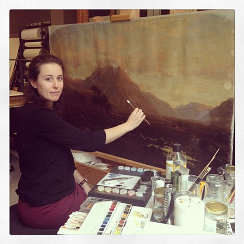 Sandy, Conservator of Paintings, NGV International, VIC.