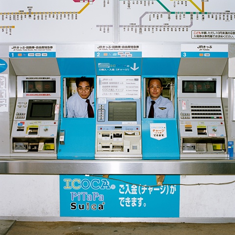 Station Staff, JR Yamazaki Station, Oyamazaki, Japan 2008