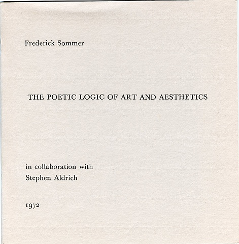 The Poetic Logic of Art And Aesthetics