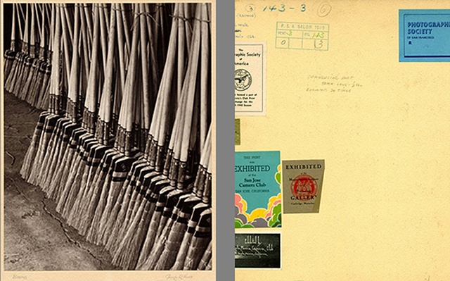 Photo of brooms by GEORGE RICHMOND HOXIE