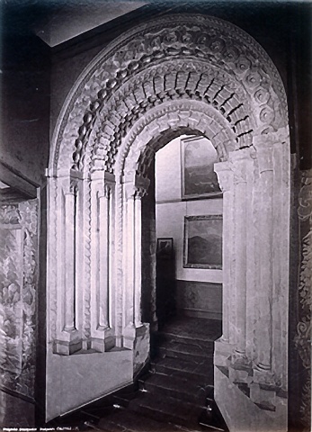 AUTRY Norman Doorway Durham Castle c 1880s
