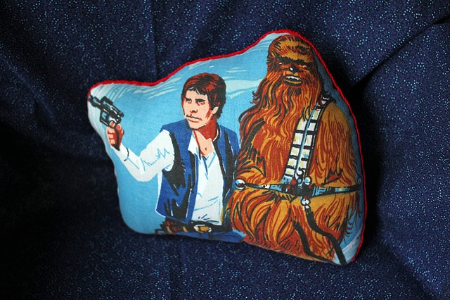 Han Solo & Chewbacca Pillow