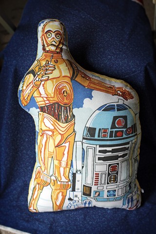 C-3PO & R2D2 giant pillow