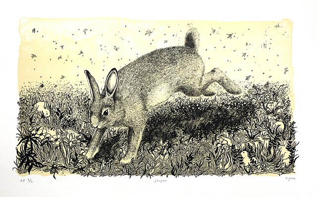 lithography hare