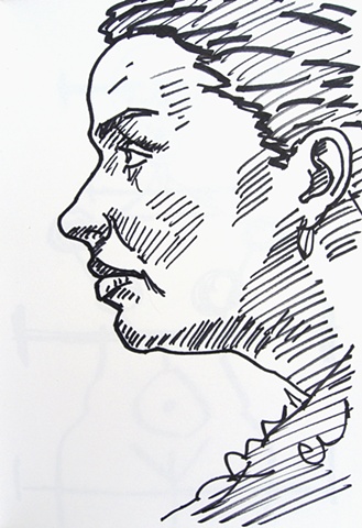 Woman in Profile, Notebook No. 41