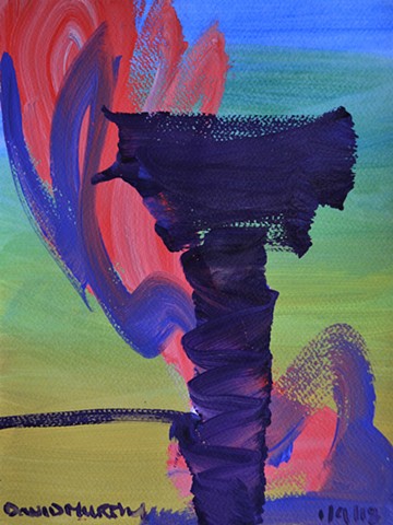 The Tower, abstract, acrylic, painting, irishart, dublinart, contemporary, new, davidmurphy