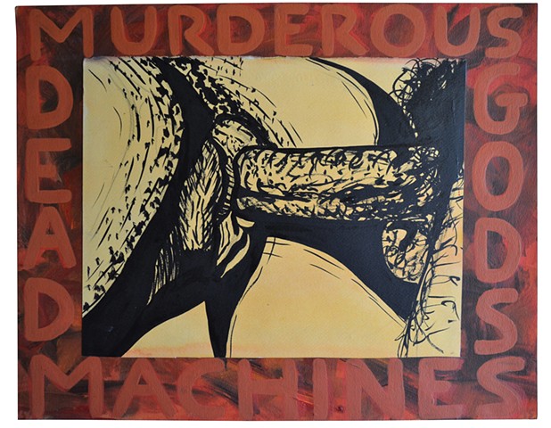 Murderous Machines, pornography, Neo-Expressionism, Outsider Art, Cypher, David Murphy