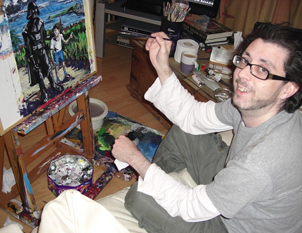 David Murphy, writer, painter, Irish, Ireland, Dublin, Eire, ROI,