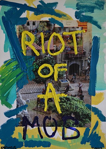 Riot of A Mob, David Murphy, affordable art, reasonable art